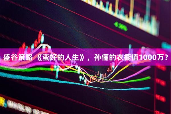 盛谷策略 《蛮好的人生》，孙俪的衣橱值1000万？