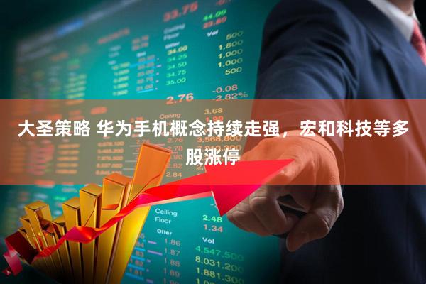 大圣策略 华为手机概念持续走强，宏和科技等多股涨停