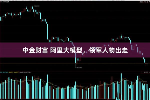 中金财富 阿里大模型，领军人物出走